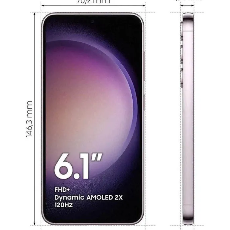 Smartphone/Móvil Samsung Galaxy S23 SP 6.1" 8GB 128GB 5G Lavanda
