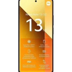 Smartphone/Móvil Xiaomi Redmi Note 13 6.67" 6GB 128GB 5G Negro