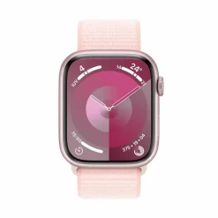 Smartwatch Apple Watch Series 9 45mm Caja Aluminio Rosa Correa Deportiva Rosa M/L
