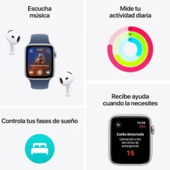 Smartwatch Apple Watch SE (2024) GPS 40mm Alumínio Blanco Estrella