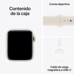 Smartwatch Apple Watch SE (2024) GPS 40mm Alumínio Blanco Estrella