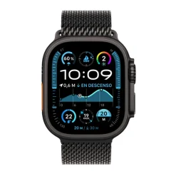 Smartwatch Apple Watch Ultra 2 2024 49mm GPS+Cell Caja Titanio Negro Pulsera Milanese Loop