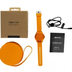 Smartwatch Forever Colorum CW-300 IPS Bluetooth 5.3 Naranja