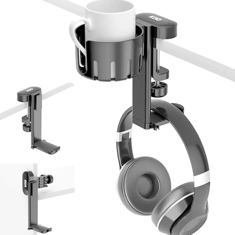 Soporte Auriculares KDD Giratorio 2 En 1