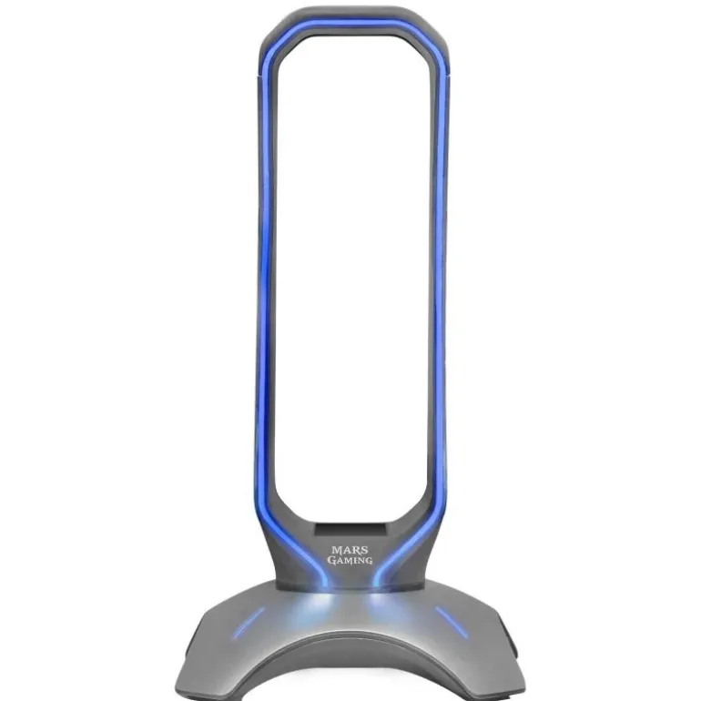 Soporte Auriculares Mars Gaming Soporte MHHX 2 en1 Grafito