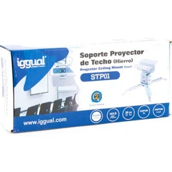 Soporte iggual SPT01 Para Proyector Techo Blanco