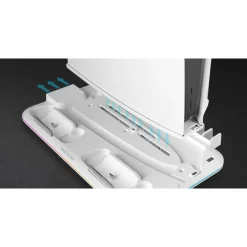 Soporte Mars Gaming MPS5-B2 Multifunción RGB Para PS5 Blanco