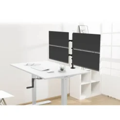 Soporte Monitor Ewent EW1512 Brazo Tres Monitores 27