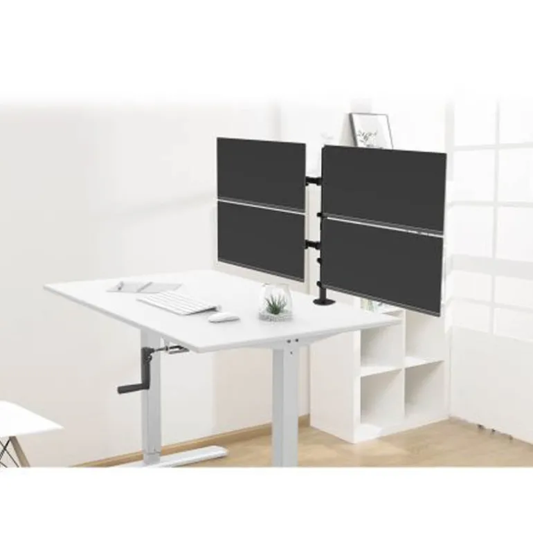 Soporte Monitor Ewent EW1512 Brazo Tres Monitores 27"