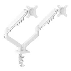 Soporte Monitor Nilox Brazo 2 Monitores Hasta 32" Blanco