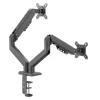 Soporte Monitor Nilox Brazo Articulado Doble Monitor 15"/32" Negro