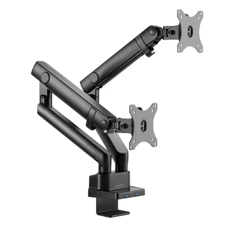 Soporte Monitor Phoenix Brazo Articulado Doble Monitor 17"/32"
