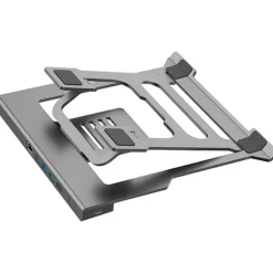 Soporte Portátil Coolbox AtrilDOCK Hasta 17" Gris Espacial