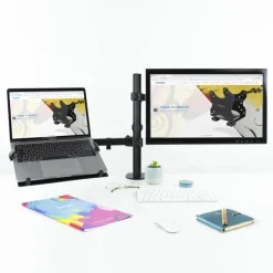 Soporte Tooq DB1200TN-B Sobremesa Monitor/Portátil