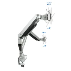 Soporte Tooq DB3132TNR-S Sobremesa Dual 13/32