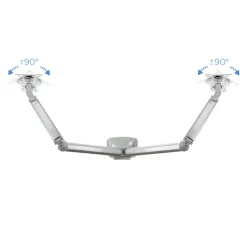 Soporte Tooq DB3132TNR-S Sobremesa Dual 13/32