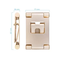 Soporte TooQ Keops Dorado