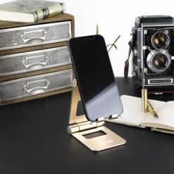 Soporte TooQ Keops Dorado