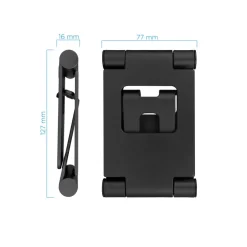 Soporte   TooQ Keops Negro