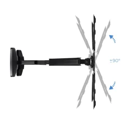 Soporte Tooq LP2355TN-B Pivotante 23/35