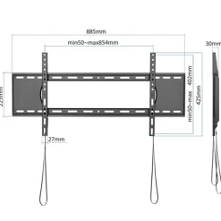 Soporte TV iggual SPTV86 De Pared Fijo 43