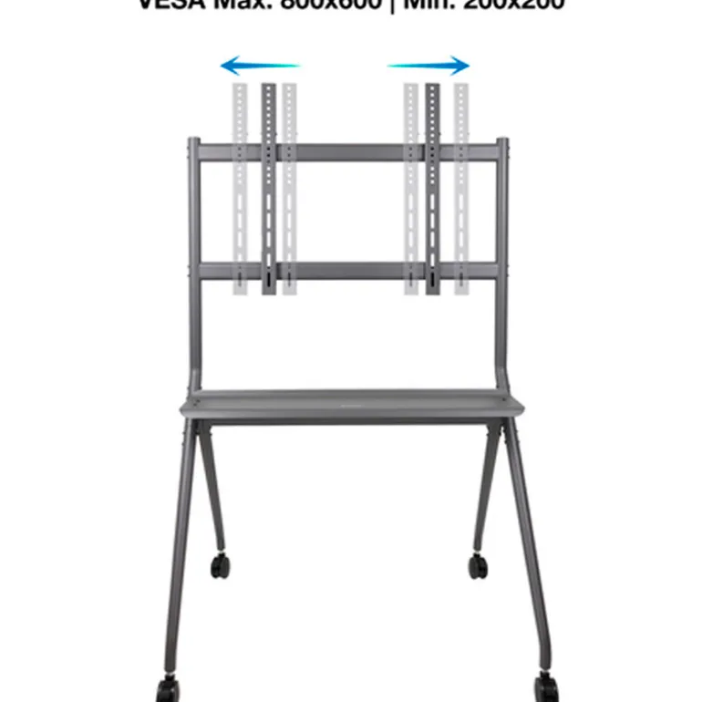 Soporte TV TooQ iSTAND FS20205M-B De Suelo Con Ruedas 50-86" Hasta 120kg Gris