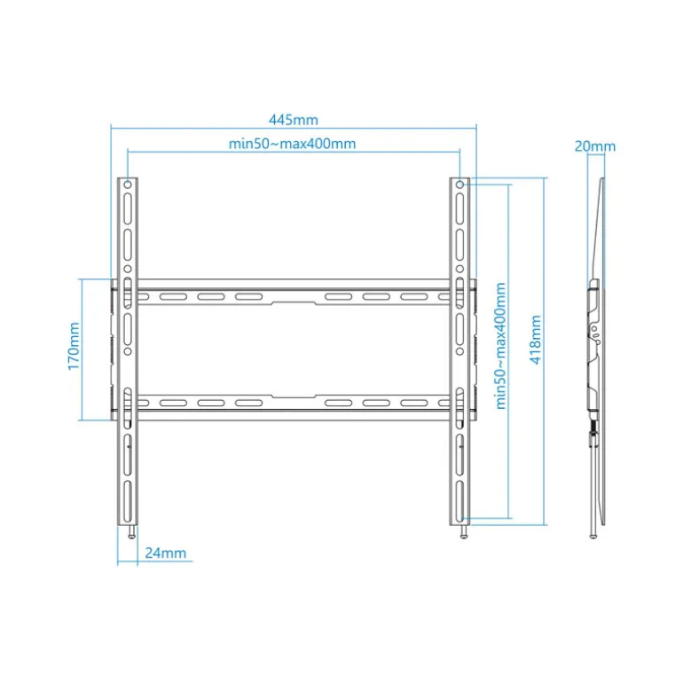 Soporte TV Tooq LP1070F-B Pared 32/70"