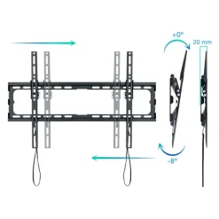 Soporte TV TooQ LP1081T-B 37" a 80" Negro