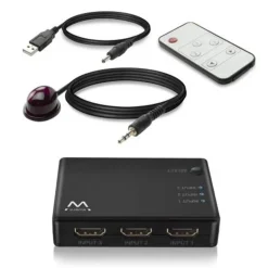 Splitter Ewent EW3730 HDMI 4K 3 En 1