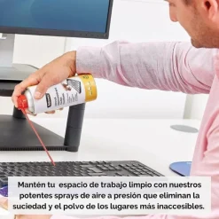 Spray Aire Comprimido Fellowes 9974804 Capacidad 200ml