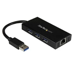 StarTech 3 Puertos USB 3.0 + 1 Red Ethernet Gigabit - HUB