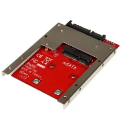Startech Adaptador Conversor de SSD mSATA a SATA de 2.5" - Convertidor