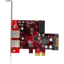 Startech Adaptador Tarjeta PCI Express 2 Puertos USB 3.0 - Adaptador PCI-Express