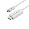Startech Adaptador USB-C a HDMI 4K 60Hz 3m Negro - Cable USB