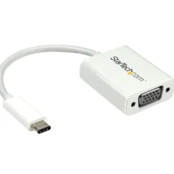 Startech Adaptador USB-C a VGA Blanco - Adaptador