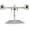 StarTech Base Soporte Para 2 Monitores / Horizontal / Plata - Soporte Monitor