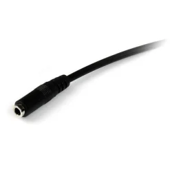 Startech Cable Alargador de Auriculares Minijack Macho/Hembra 2m - Cable Audio/Vídeo