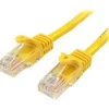 StarTech Cat5e RJ45 Sin Enganche 2m C5e Amarillo - Cable Red