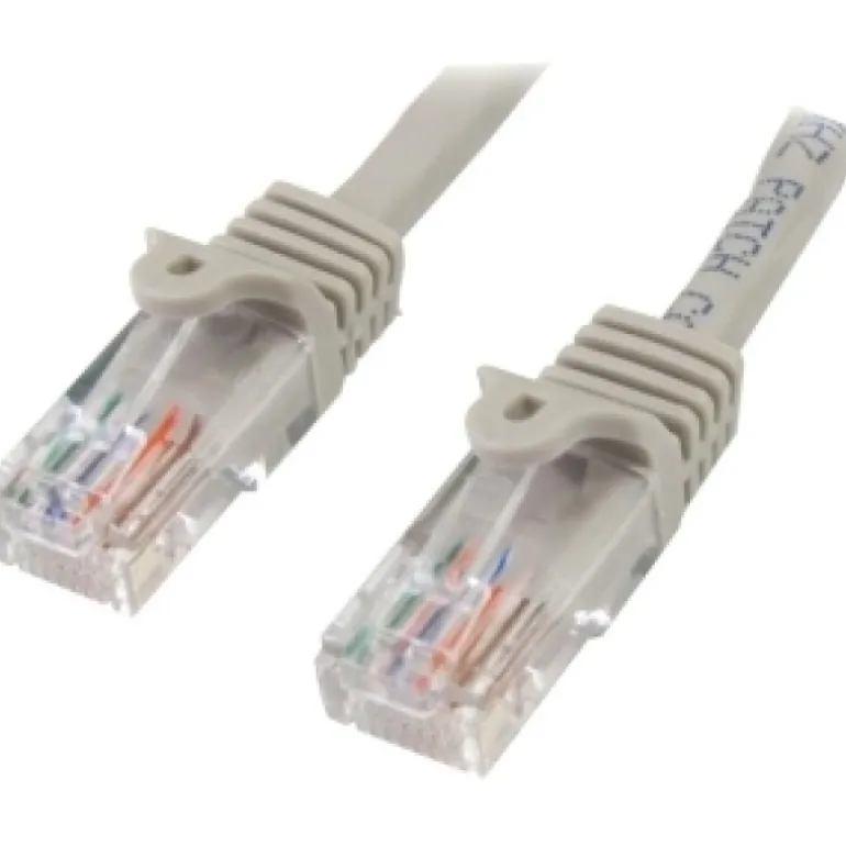 StarTech Cat5e RJ45 Sin Enganche 1m C5e Gris - Cable Red