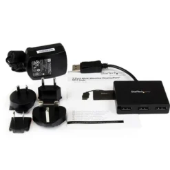 Startech Concentrador MST DisplayPort a 3x DisplayPort - Adaptador