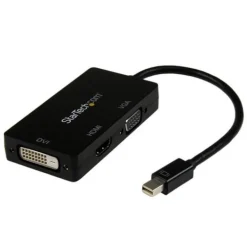 Startech Conversor Mini DisplayPort a VGA DVI o HDMI - Adaptador