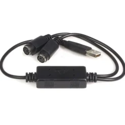 Startech Conversor Teclado Ratón Mouse PS/2 a USB- 2x PS/2 Hembra - 1x USB a Macho - Cable Adaptador