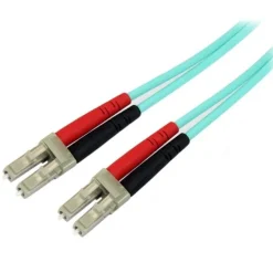 Startech Dúplex Multimodo LC-LC 50/125 LSZH 3m Aguamarina - Cable Fibra Óptica