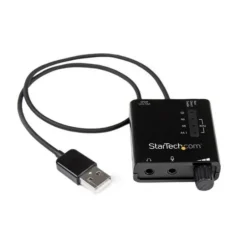 Startech Estéreo 91dB USB - Tarjeta de Sonido