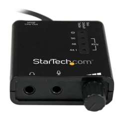 Startech Estéreo 91dB USB - Tarjeta de Sonido