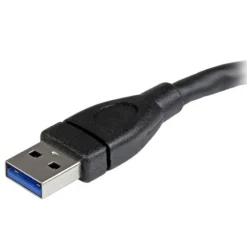 Startech Extensor USB 3.0 - USB 3.0 SuperSpeed 15cm Negro - Cable USB