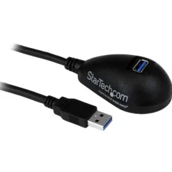 Startech Extensor USB 3.0 M-H 1.5m Negro - Cable USB