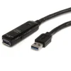 Startech Extrensor USB 3.0 10m Negro - Cable USB