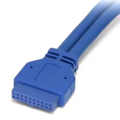 Startech Extrensor USB 3.0 2x 0.5m Azul - Cable USB