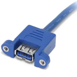 Startech Extrensor USB 3.0 2x 0.5m Azul - Cable USB